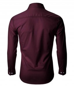 100 Percent Cotton Maroon Shirt Single